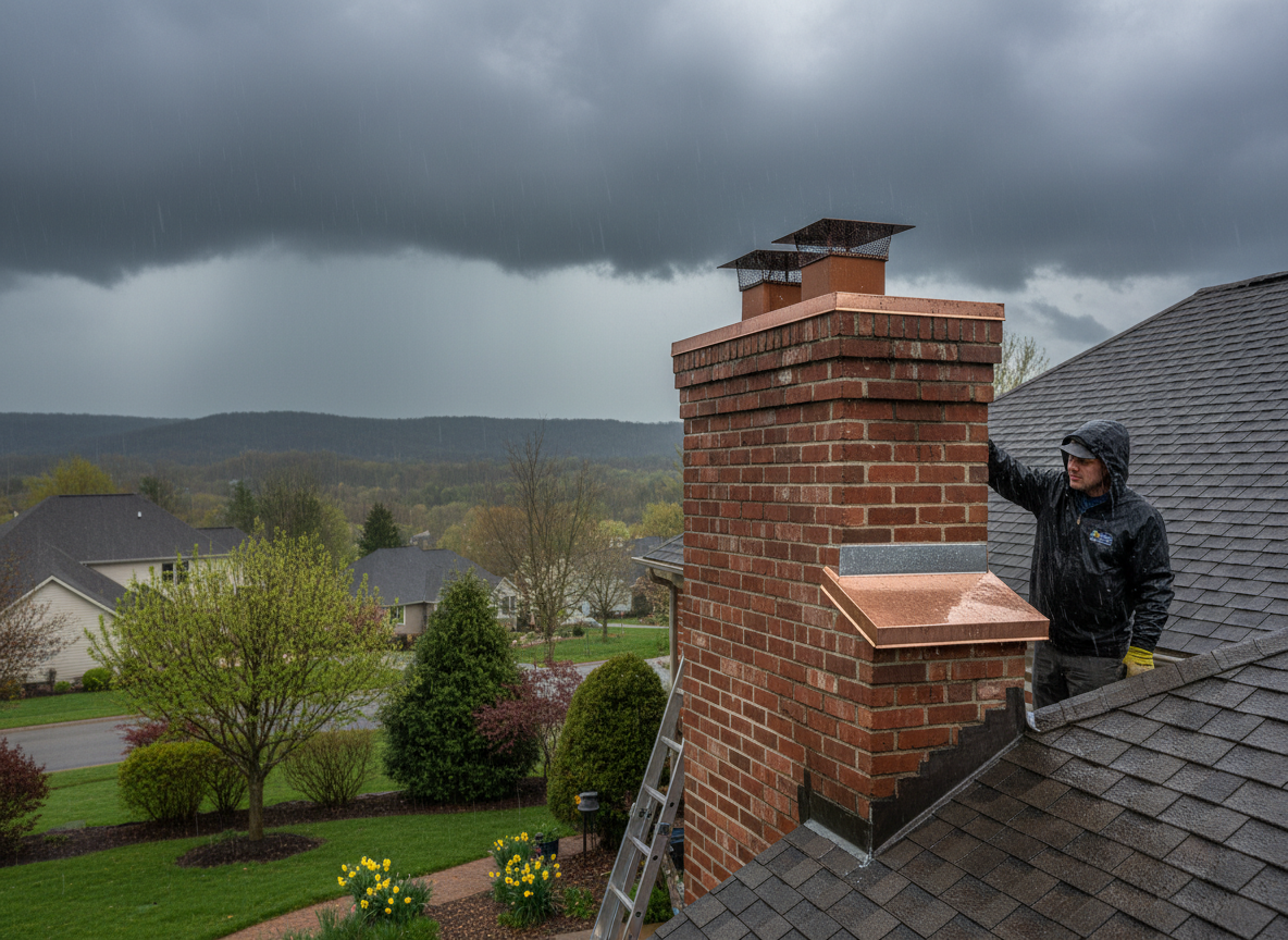 Preventing Water Leaks in Chimneys During Cincinnati Area Spring Storms