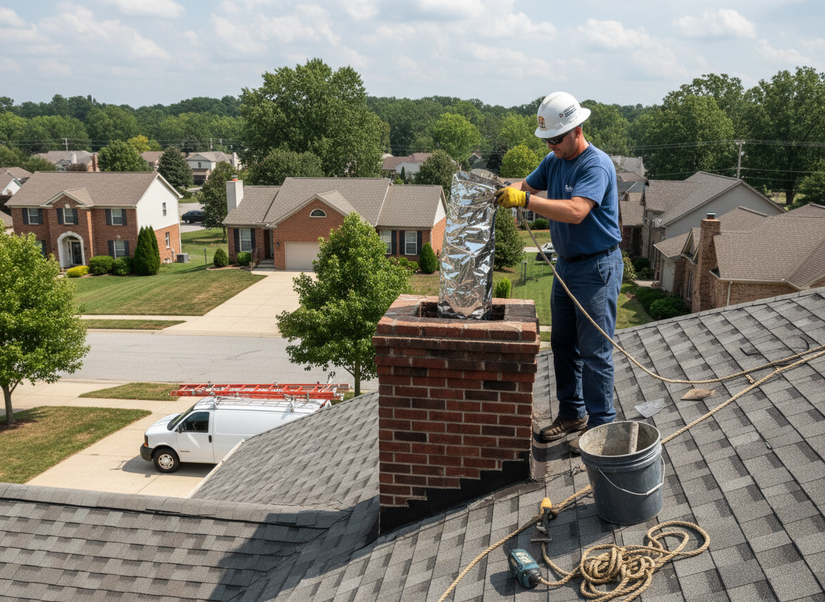 Chimney repair in Sycamore Township